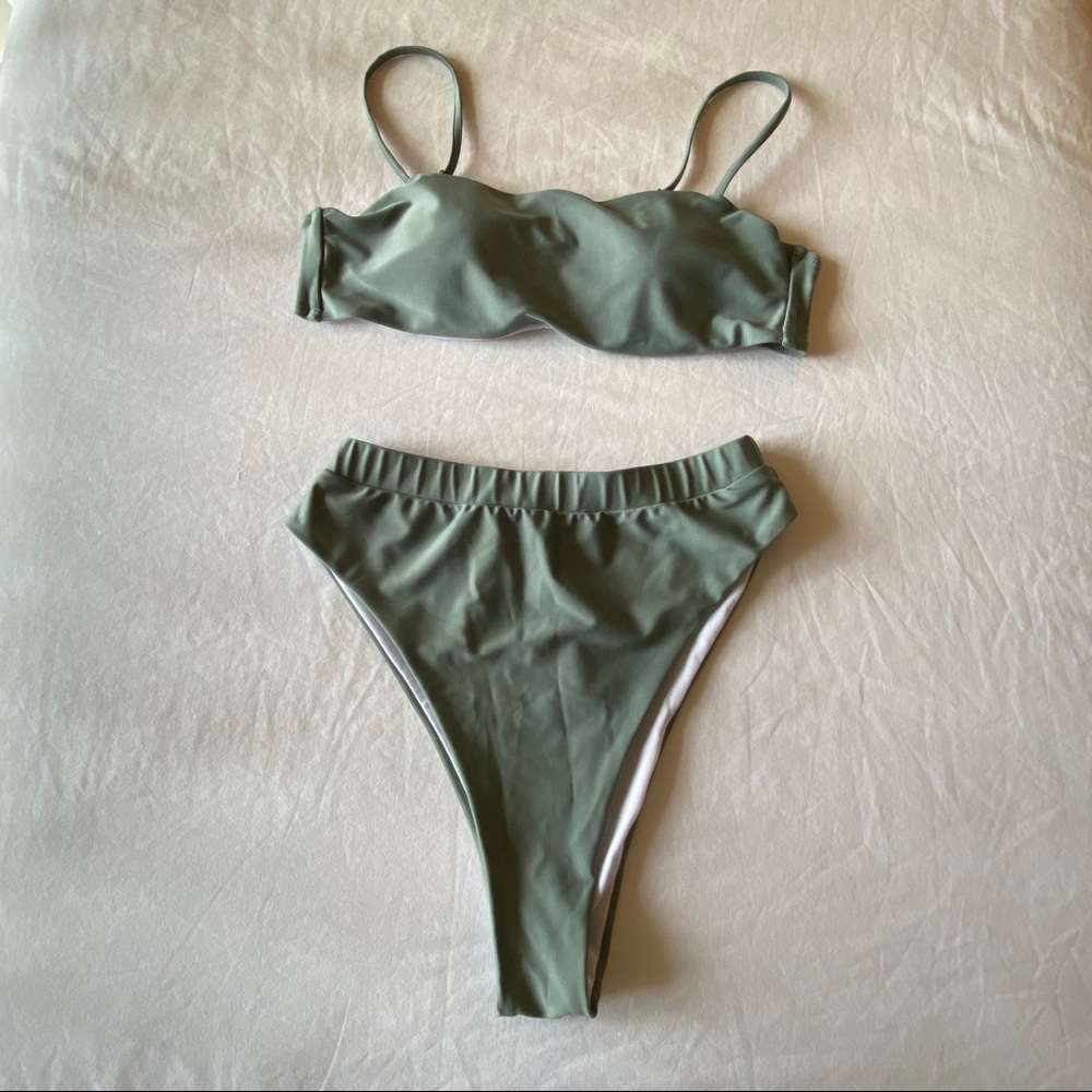 SHEIN High waisted two piece bikini